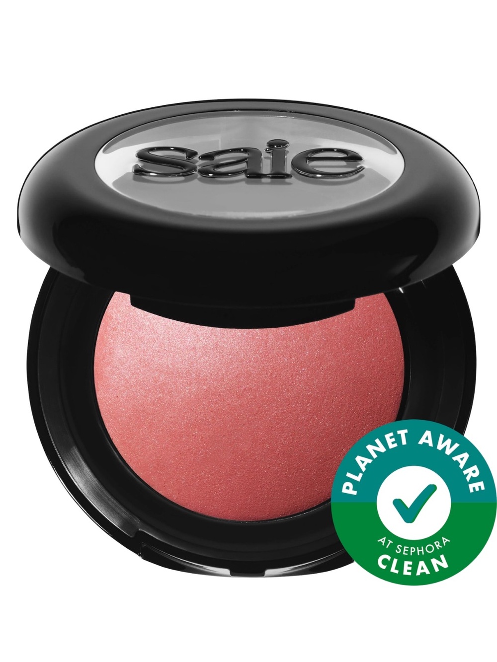 Saie SuperSuede Radiant Talc-Free Baked Powder Blush in Mia